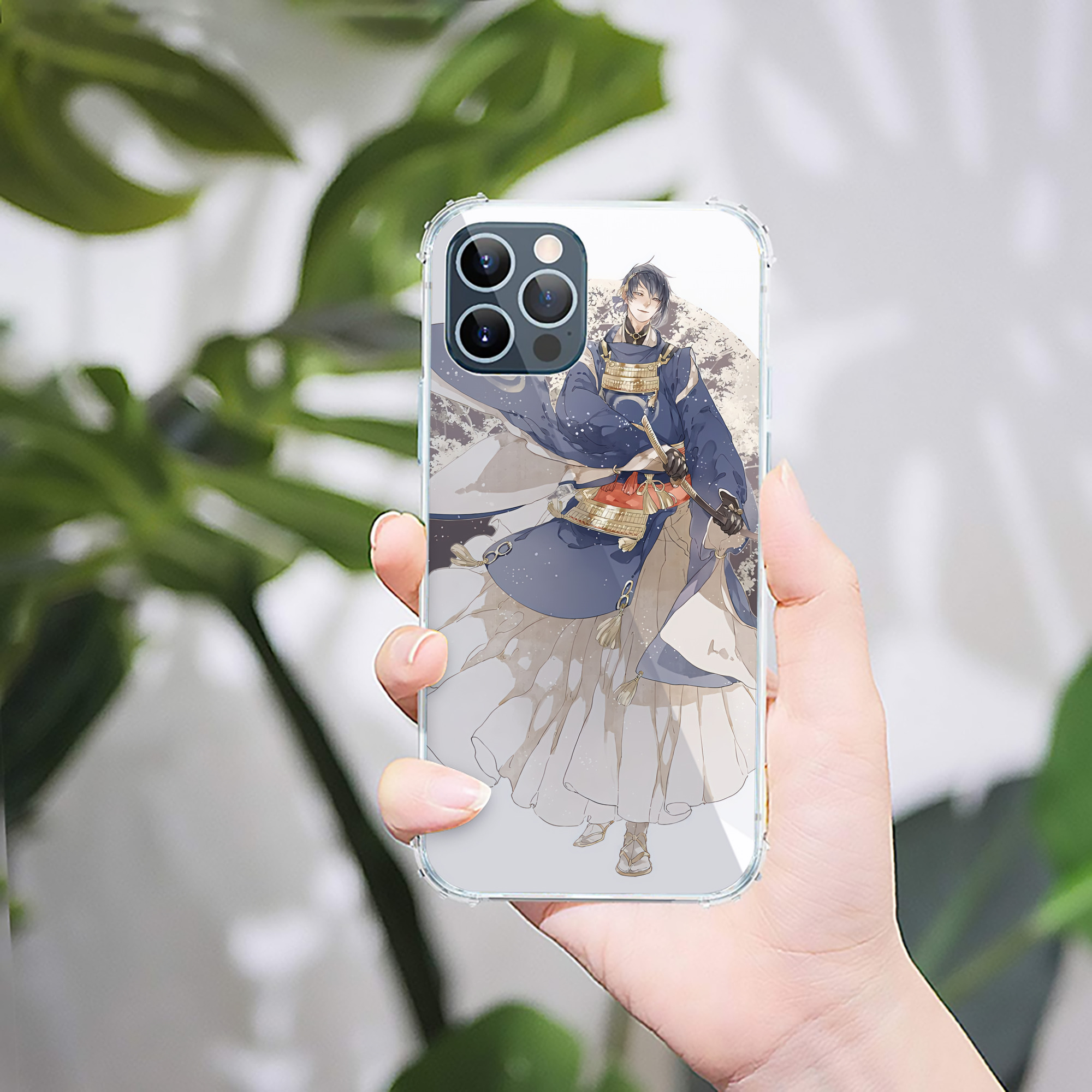 （画像用） 刀剣乱舞 Touken Ranbu 【iPhone 12シリーズ対応】透明スマホケース（クリアソフトケース）